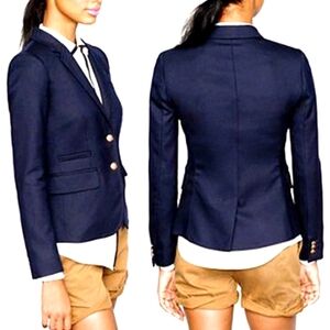 Never worn J. Crew School Boy wool Blazer. Size 4. Moving sale!
